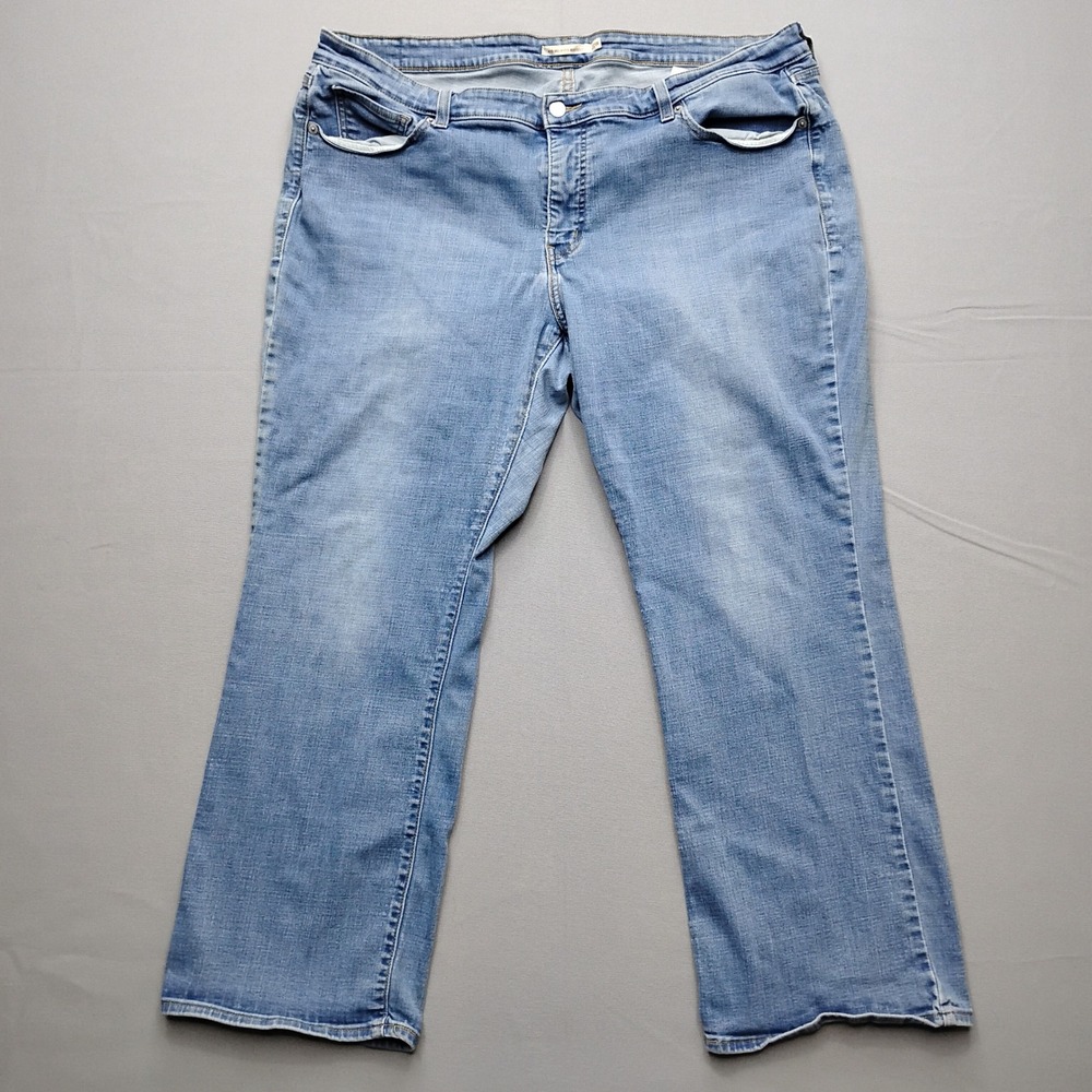 Levis 415 Relaxed Bootcut Jeans Womens 22W Medium Wash Denim